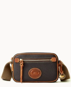 Dooney & Bourke Pebbled Leather|Mini Bags<All Weather Leather 3.0 Camera Crossbody 20 Black