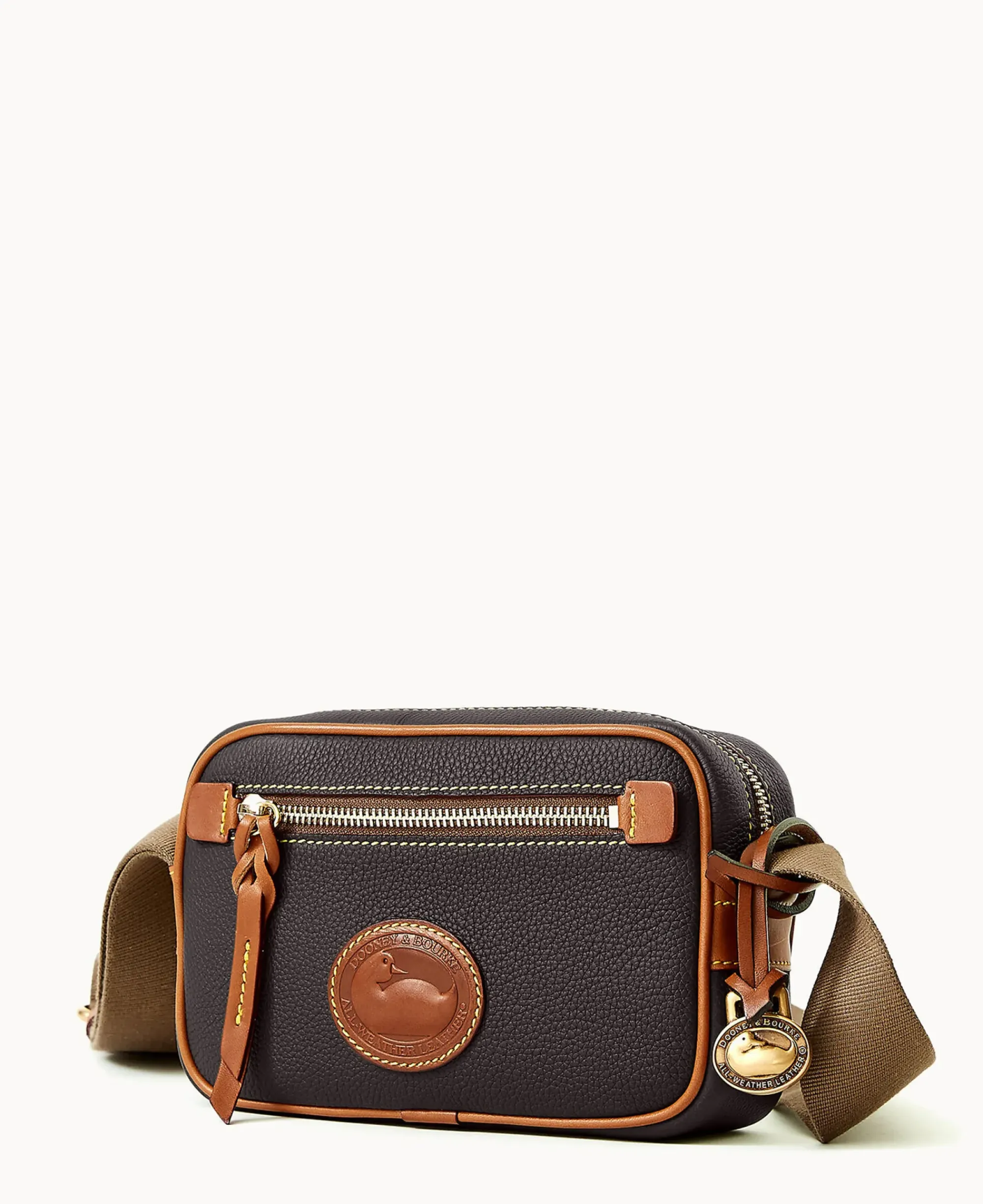 Dooney & Bourke Pebbled Leather|Mini Bags<All Weather Leather 3.0 Camera Crossbody 20 Black
