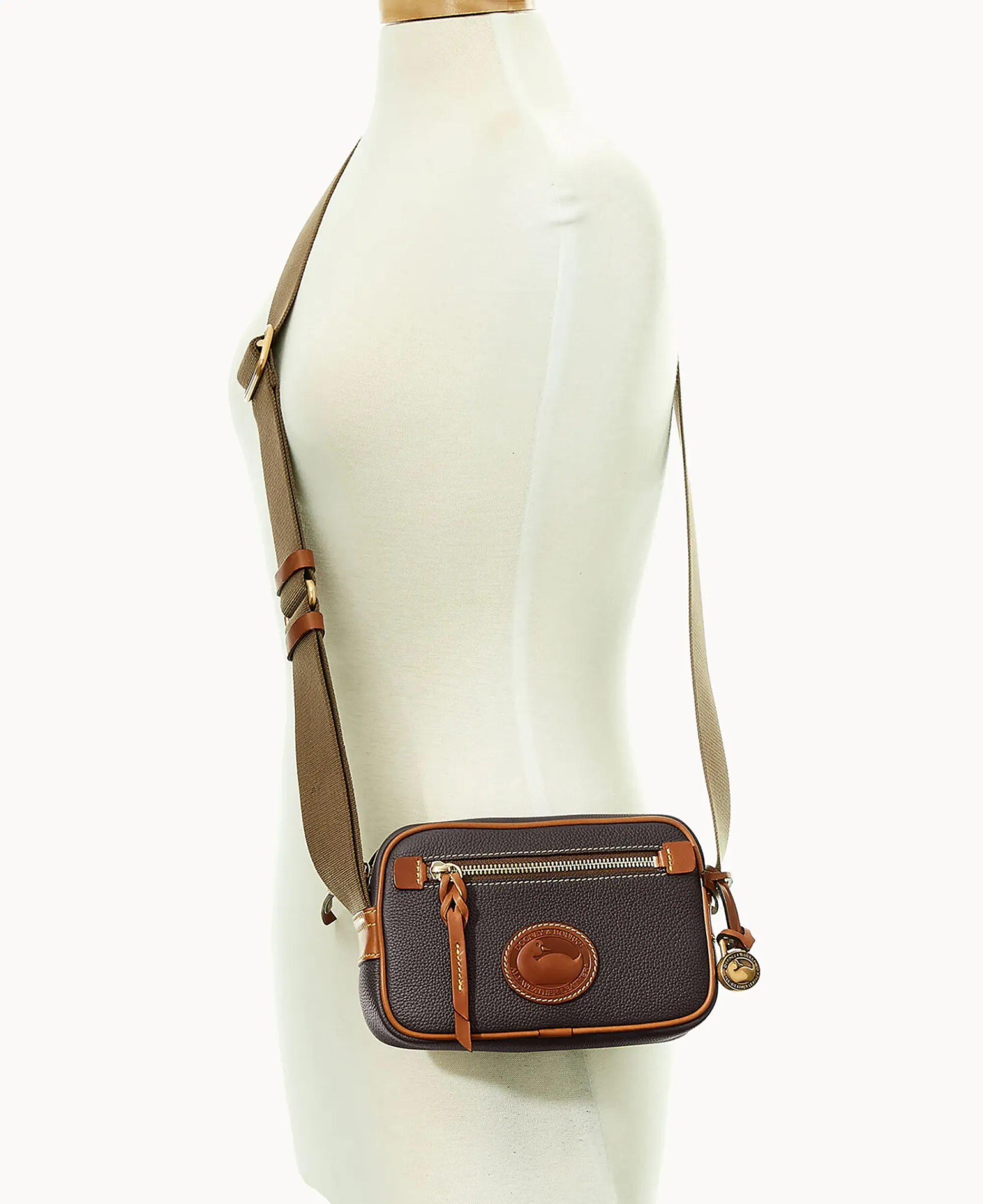 Dooney & Bourke Pebbled Leather|Mini Bags<All Weather Leather 3.0 Camera Crossbody 20 Black