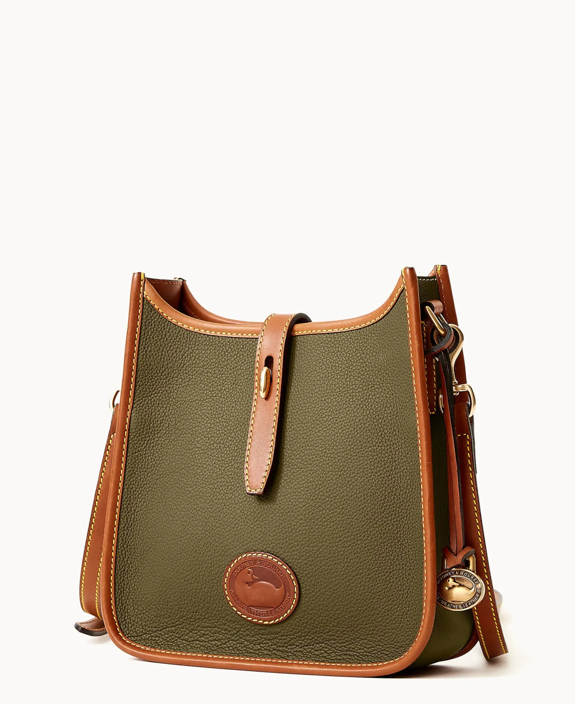 Dooney & Bourke Pebbled Leather|Mini Bags<All Weather Leather 3.0 Crossbody 22 Green