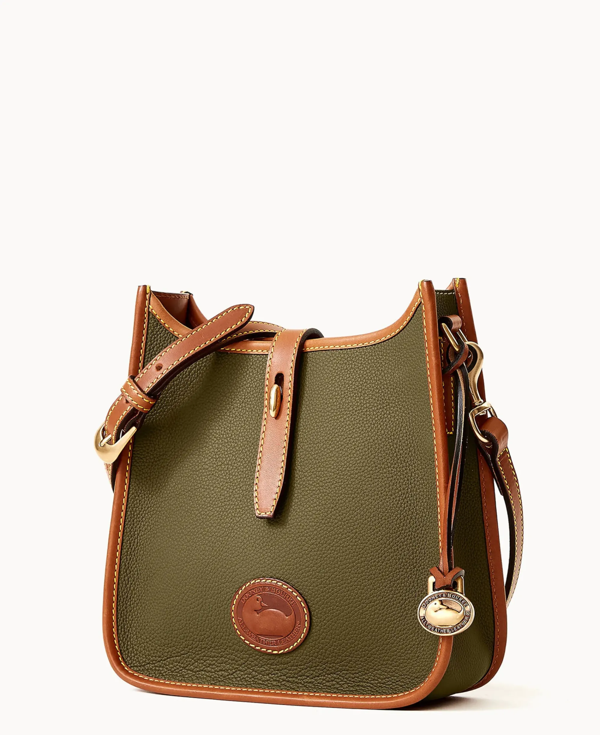 Dooney & Bourke Pebbled Leather|Mini Bags<All Weather Leather 3.0 Crossbody 22 Green