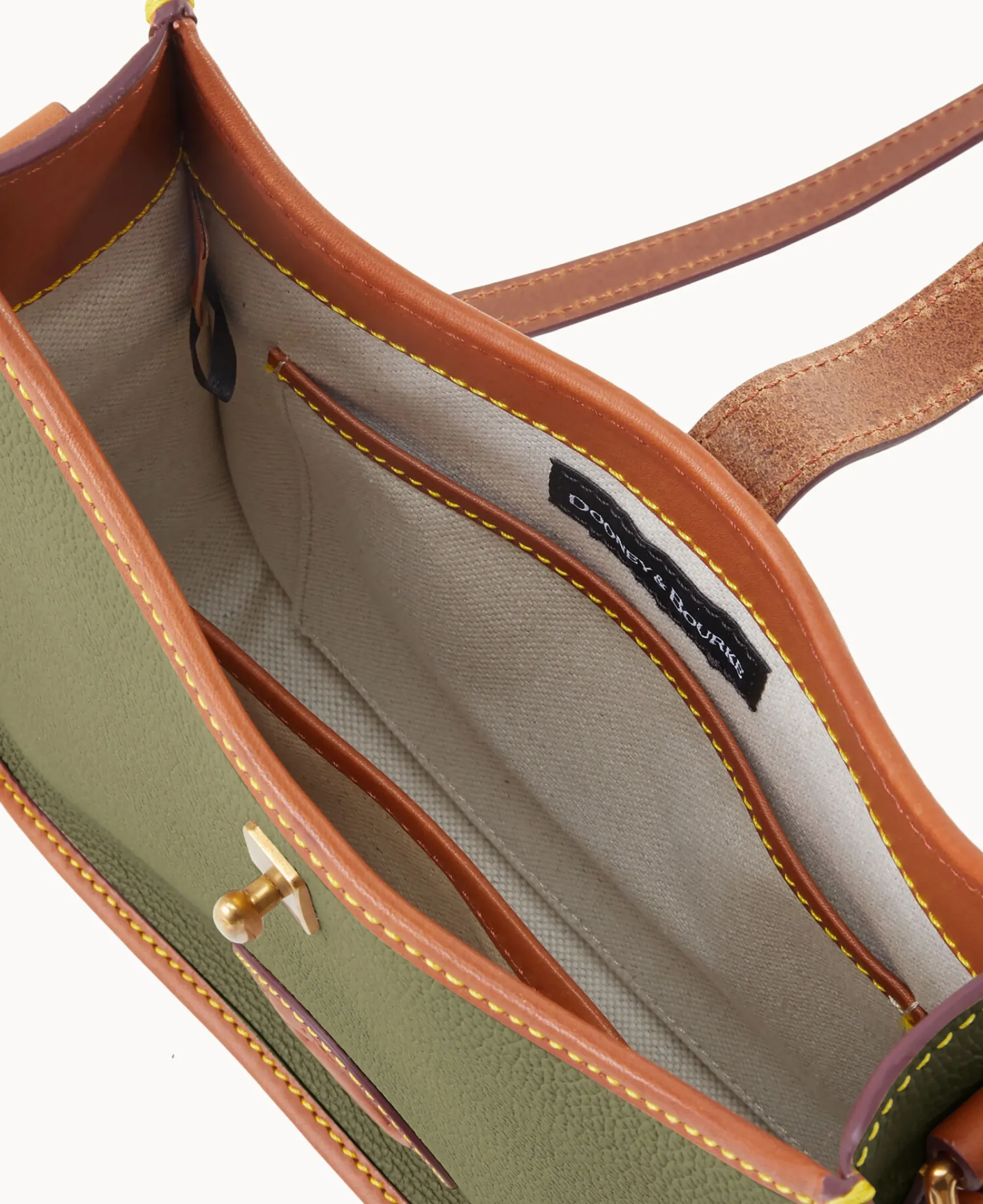 Dooney & Bourke Pebbled Leather|Mini Bags<All Weather Leather 3.0 Crossbody 22 Green