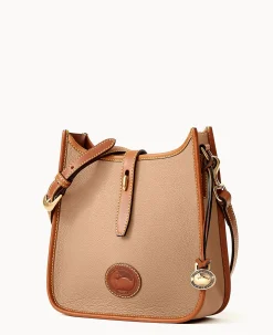 Dooney & Bourke Pebbled Leather|Mini Bags<All Weather Leather 3.0 Crossbody 22 Taupe