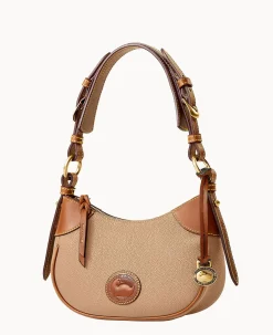 Dooney & Bourke Ready For the Getaway|Pebbled Leather<All Weather Leather 3.0 Demi Shoulder 22 Taupe