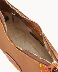 Dooney & Bourke Ready For the Getaway|Pebbled Leather<All Weather Leather 3.0 Demi Shoulder 22 Caramel