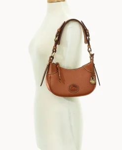 Dooney & Bourke Ready For the Getaway|Pebbled Leather<All Weather Leather 3.0 Demi Shoulder 22 Caramel