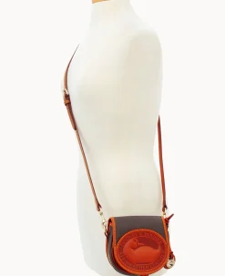 Dooney & Bourke Pebbled Leather|Mini Bags<All Weather Leather 2 Duck Bag Brown Tmoro