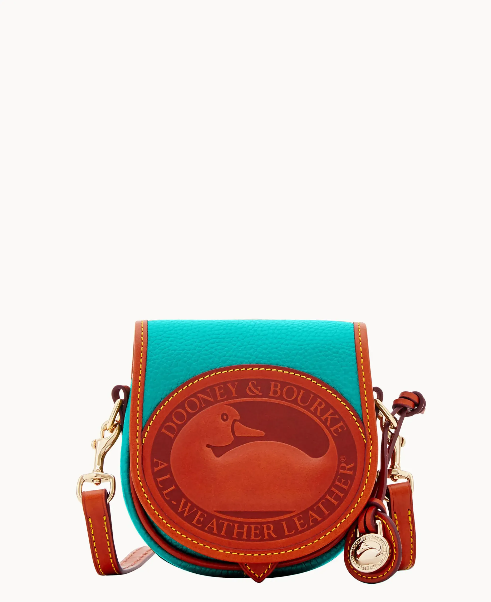 Dooney & Bourke Pebbled Leather|Mini Bags<All Weather Leather 2 Duck Bag Spearmint