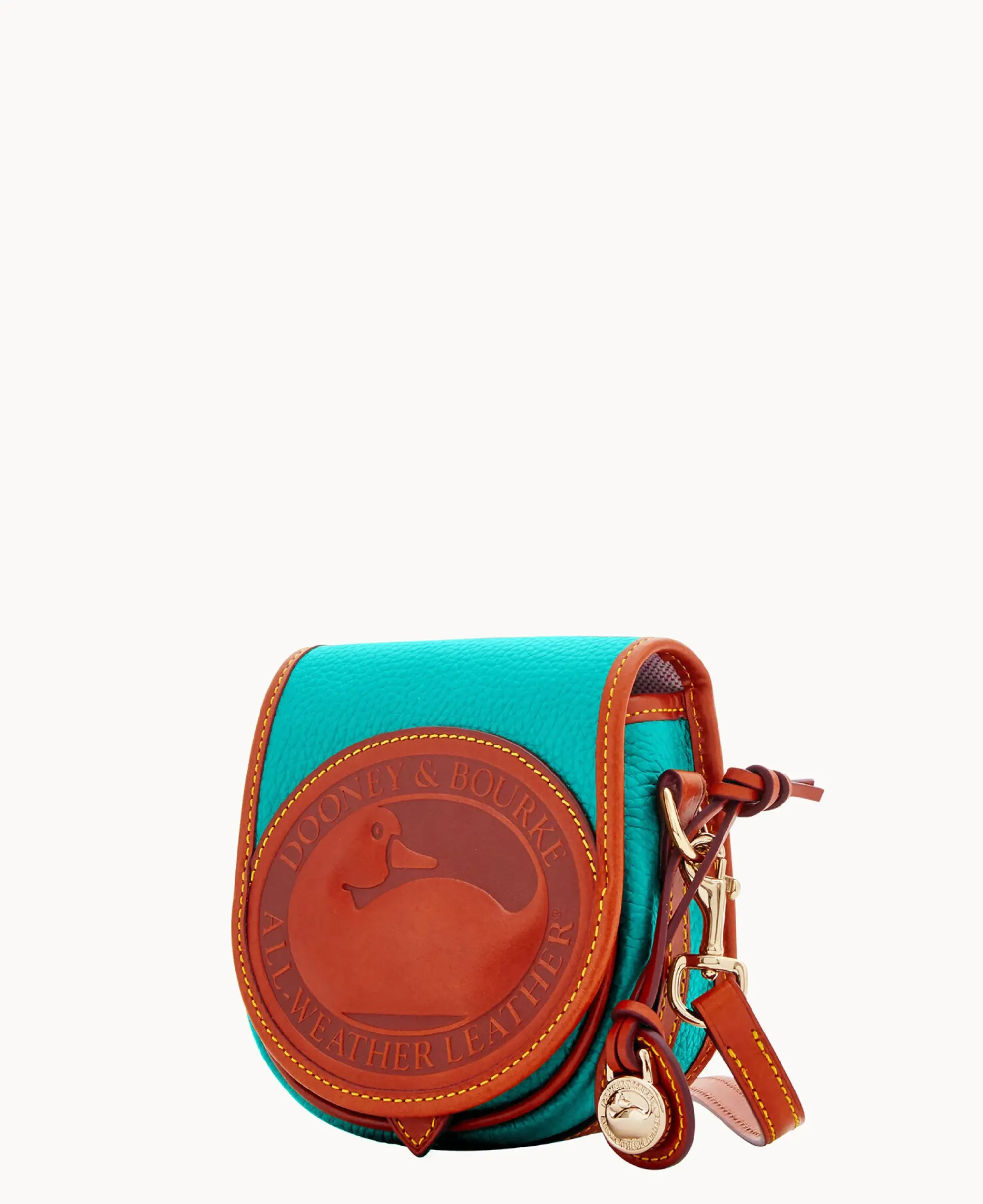 Dooney & Bourke Pebbled Leather|Mini Bags<All Weather Leather 2 Duck Bag Spearmint