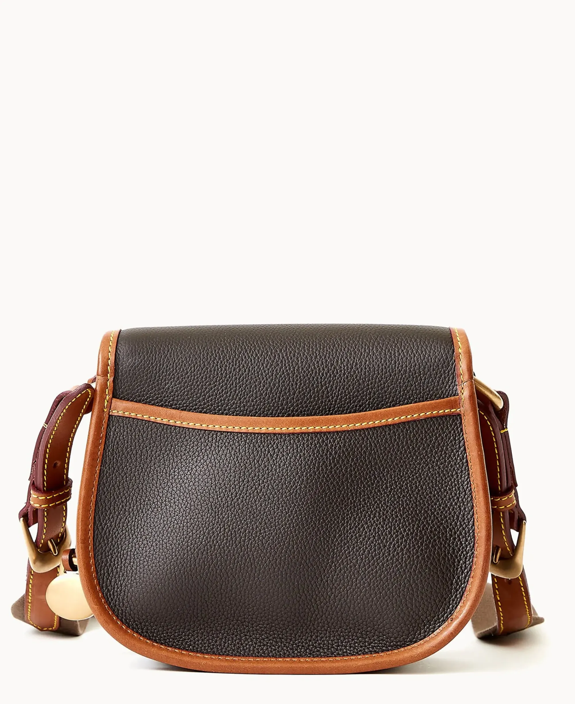 Dooney & Bourke Pebbled Leather|Mini Bags<All Weather Leather 3.0 Saddle Crossbody 20 Black