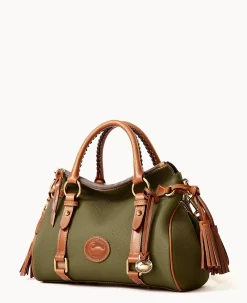 Dooney & Bourke Ready For the Getaway|Pebbled Leather<All Weather Leather 3.0 Satchel 30 Green