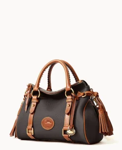 Dooney & Bourke Ready For the Getaway|Pebbled Leather<All Weather Leather 3.0 Satchel 30 Black