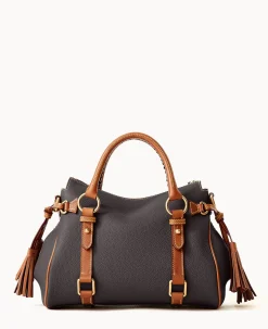 Dooney & Bourke Ready For the Getaway|Pebbled Leather<All Weather Leather 3.0 Satchel 30 Black