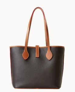 Dooney & Bourke Ready For the Getaway|Pebbled Leather<All Weather Leather 3.0 Tote 36 Black