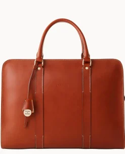 Dooney & Bourke The Alto Collection|Smooth Leather<Alto Bradley Briefcase Saddle