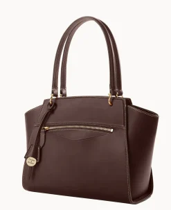 Dooney & Bourke The Alto Collection|Smooth Leather<Alto Callista Chocolate