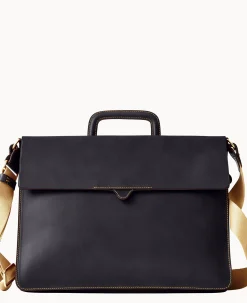 Dooney & Bourke The Alto Collection|Smooth Leather<Alto Hidden Handle Brief Black