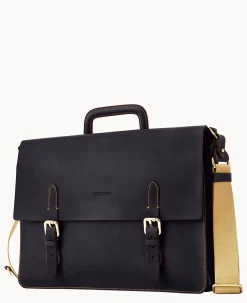 Dooney & Bourke The Alto Collection|Smooth Leather<Alto Hidden Handle Brief Black