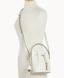 Dooney & Bourke Smooth Leather|Mini Bags<Alto Mini Sophia White
