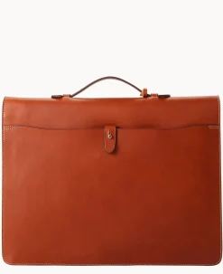 Dooney & Bourke The Alto Collection|Smooth Leather<Alto Small Gusset Briefcase Saddle
