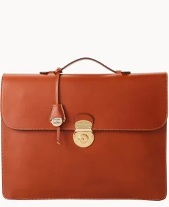 Dooney & Bourke The Alto Collection|Smooth Leather<Alto Small Gusset Briefcase Saddle
