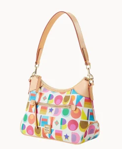 Dooney & Bourke The Art Deco Collection|Spring Style<Art Deco Hobo White