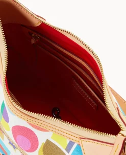 Dooney & Bourke The Art Deco Collection|Spring Style<Art Deco Hobo White