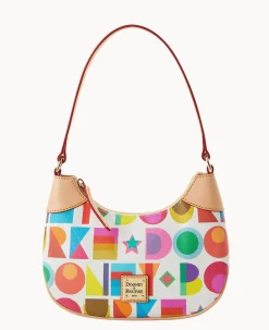 Dooney & Bourke The Art Deco Collection|Spring Style<Art Deco Luna Hobo White
