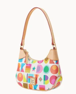 Dooney & Bourke The Art Deco Collection|Spring Style<Art Deco Luna Hobo White