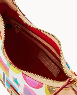 Dooney & Bourke The Art Deco Collection|Spring Style<Art Deco Luna Hobo White