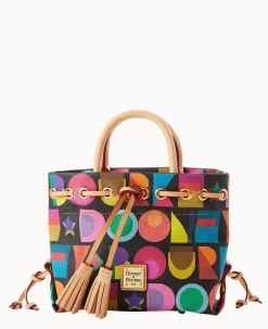 Dooney & Bourke The Art Deco Collection|Spring Style<Art Deco Small Tassel Tote Black