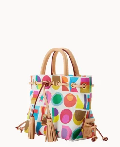 Dooney & Bourke The Art Deco Collection|Spring Style<Art Deco Small Tassel Tote White