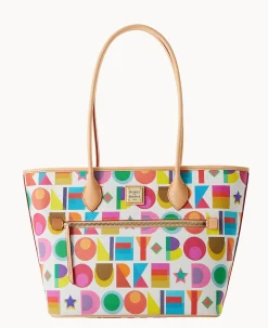 Dooney & Bourke The Art Deco Collection|Spring Style<Art Deco Tote White