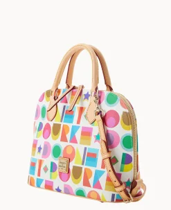 Dooney & Bourke The Art Deco Collection|Spring Style<Art Deco Zip Zip Satchel White