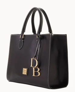 Dooney & Bourke Smooth Leather|Shoulder Bags<Belmar Janine 30 N S Black