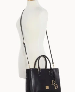 Dooney & Bourke Smooth Leather|Shoulder Bags<Belmar Janine 30 N S Black