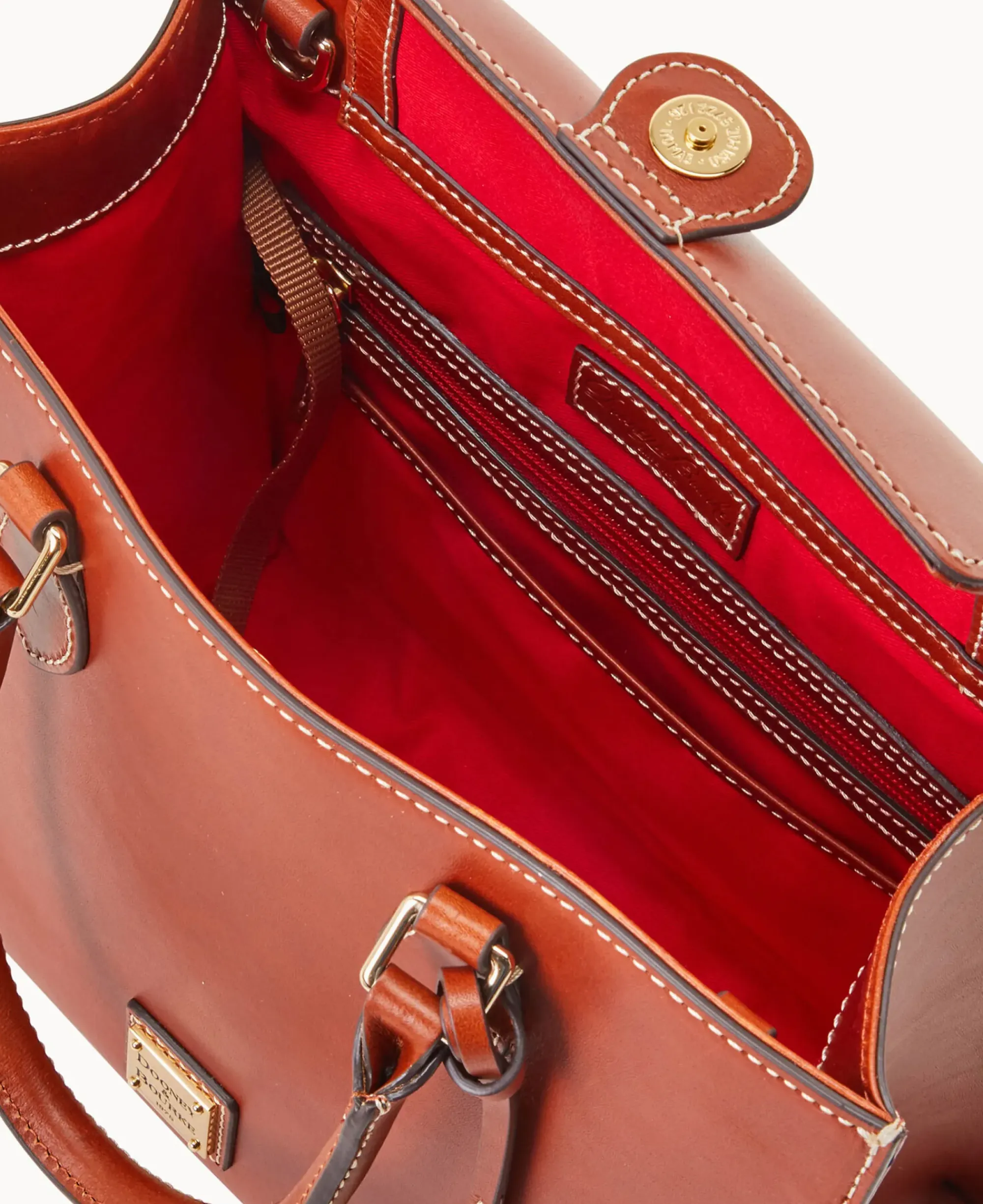 Dooney & Bourke Smooth Leather|Shoulder Bags<Belmar Janine 30 N S Tan