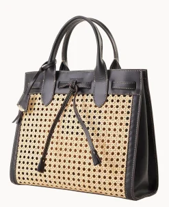 Dooney & Bourke Textured Leather|Shoulder Bags<Boldrini Vienna Tassel Bag Black
