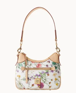 Dooney & Bourke Spring Style|Fresh Florals<Botanical Collection Small Hobo White
