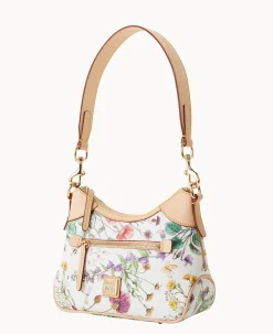 Dooney & Bourke Spring Style|Fresh Florals<Botanical Collection Small Hobo White