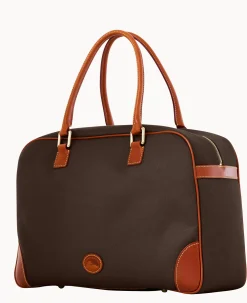 Dooney & Bourke Ready For the Getaway|Travel<Cabriolet Bowler Duffle Chocolate