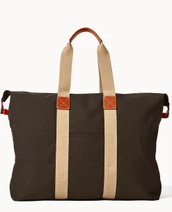 Dooney & Bourke The Canvas Collection|Ready For the Getaway<Canvas Duffle 60 Brown