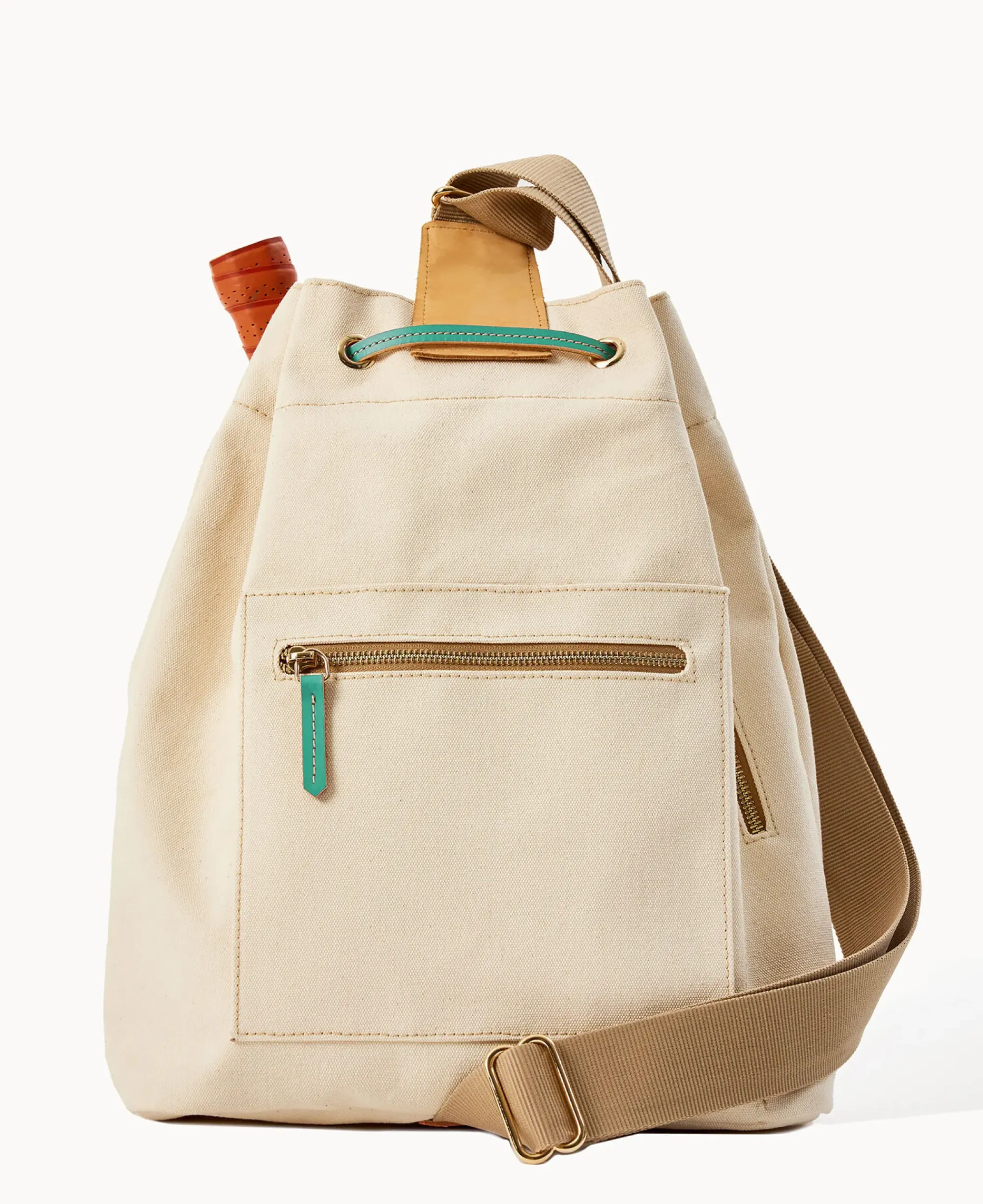 Dooney & Bourke The Canvas Collection|Spring Style<Canvas Pickleball Sling Natural Aqua