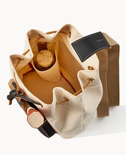 Dooney & Bourke The Canvas Collection|Spring Style<Canvas Pickleball Sling Natural Black