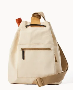 Dooney & Bourke The Canvas Collection|Spring Style<Canvas Pickleball Sling Natural Black