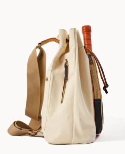 Dooney & Bourke The Canvas Collection|Spring Style<Canvas Pickleball Sling Natural Black