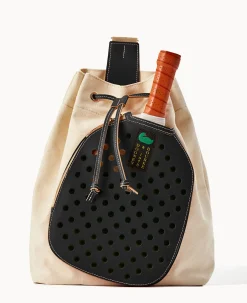 Dooney & Bourke The Canvas Collection|Spring Style<Canvas Pickleball Sling Natural Black