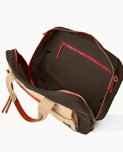 Dooney & Bourke The Canvas Collection|Ready For the Getaway<Canvas Suitcase 50 Brown