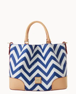 Dooney & Bourke The Chevron Collection|Spring Style<Chevron Brenna Navy