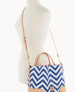 Dooney & Bourke The Chevron Collection|Spring Style<Chevron Brenna Navy